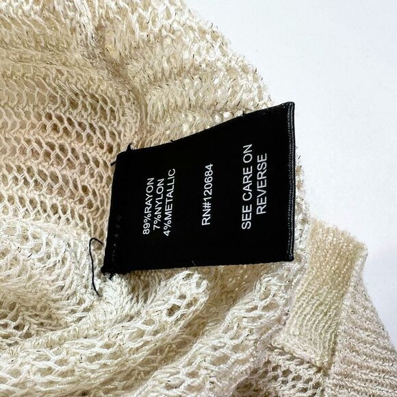 Torrid Sweater Womens 2X Beige V-Neck 3/4 Sleeve Knit Stretchy Pullover New - Picture 7 of 11